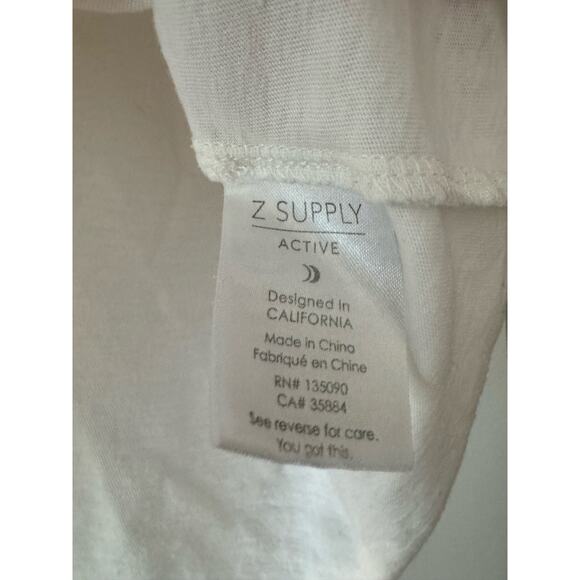 ZSupply Activewear Vintage Gym & Juice Cropped Tee Size XS cotton knit - Picture 4 of 5